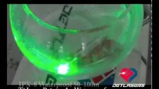 All titanium waterproof green laser pointer