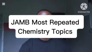 Expect questions from these chemistry topics in 2026 jamb utme exam 