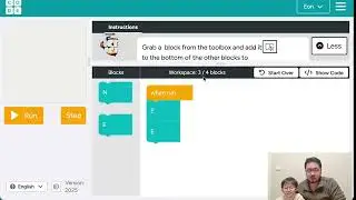 Eon Coding Lab 12 Using block to control the game