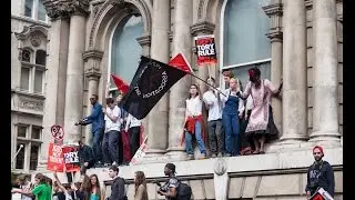 Anti Austerity March London 20th June 2015 (featuring BANKERS MAKE ME SICK-dubstep with  CHUNKYMARK)
