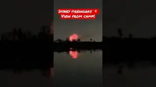 Disney fireworks 💥 from camp! #disney #magickingdom #florida #fl #fireworks #rv #rvlife