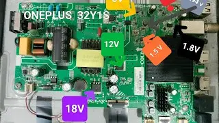 Standby problem totally dead TV ONEPLUS 32Y1S. LED TV VOLTAGE DETAILS AND REPAIRING 
