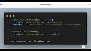 What are higher order functions in JavaScript.