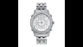 5 Time Zone .25 Carat Diamond Hip Hop Watch JoJino