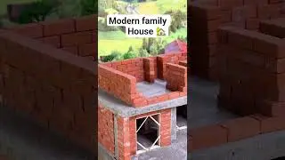Build Modern villa with Pool by Mini Bricks house DIY miniature #diy #minecraft #minecraftshorts