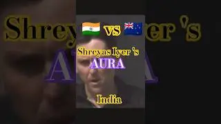 Shreyas Iyer's Aura | India vs New Zealand T20 series | Cricket  Highlights shorts #shorts #cricket