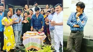 Naa Peru Meenakshi Serial Actor Harshith Chandra Lohith Birthday Celebration #Lohith #Navyaswami