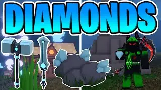 Roblox Islands DIAMONDS UPDATE! DIAMOND TOOLS, NEW WEAPONS, DIAMOND MINES, KOR MOB, & More
