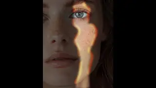 Light Effect to face #photoshop #art #adobepremierepro