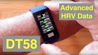 No.1 DT58 Advanced HRV IP68 Waterproof Large Screen ECG Fitness Band: Unboxing and 1st Look