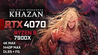 The First Berserker Khazan  - RTX 4070 | Ryzen 9 7900x - Benchmark  4K + 1440P