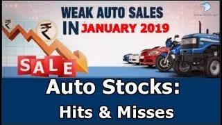 Auto Stocks: Hits & Misses | Indian Automobile Sales Analysis Jan 2019 - ValueMulticaps