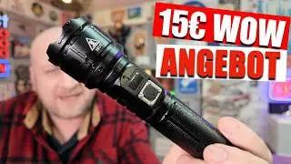 Diese 15&euro; Taschenlampe ist ein PREISFEHLER! 🔦 Metall, 5000mAh & Zoom im Test
