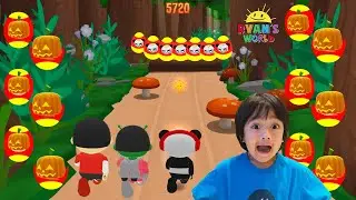 Tag with Ryan EGG - Green Ry Glorb Ryan vs Combo Panda vs Ghost Pirate vs Red T-Shirt Ryan !