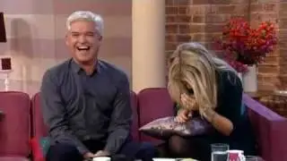 Holly and Phil laughing at gardening intro! This Morning - 17th Nov 2011