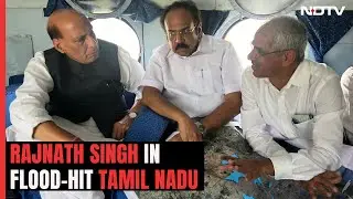 Rajnath Singh Conducts Aerial Survey Of Flood-Affected Areas Of Tamil Nadu