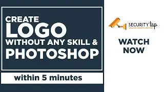 Create Logo WITHOUT SKILLS in 5 Mins - Without Photoshop