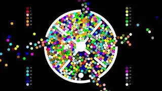Stay in the Wheel : 24 Marbles Elimination