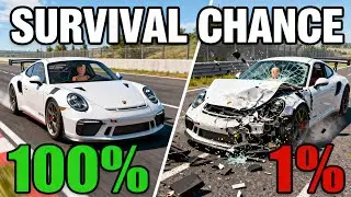 BeamNG.drive Survival Chance Test #19 (100% vs 0% Damage)