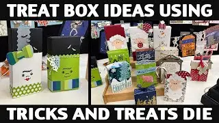 Stamping Jill - Treat Box Ideas Using Tricks & Treats Die