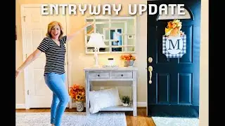 Entryway MAKEOVER | DECORATE WITH ME | Farmhouse CLEAN & DECORATE | Foyer Update | LIVING GRATEFULLY