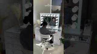 SlayStation Pro 2 0 Vanity Table + Starlight Pro Vanity Mirror