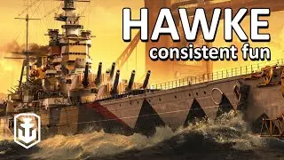 The British Battlecruisers Are Amazing - Hawke Tier 8