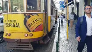 Lisbon Trams 547  on line 28 Lisbon on 14/05/24