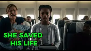 Millionaire's Son Screaming Uncontrollably on Plane &mdash; Poor Black Girl Approached, Plane Went Silent