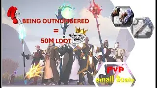 5vx 6vx Outnumbered Fight | Small scale PVP | Albion Online
