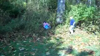 Little Kid Crash!! cozy coupe extreme downhill (for a 6 year old) Funny!