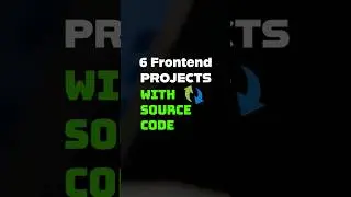 6 Amazing Frontend Projects for Final Year Placements 🧑&zwj;💻 ~ #shorts #frontend #html #javascript