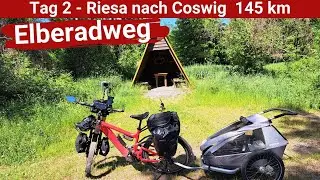 Elberadweg Riesa nach Coswig - Radreise Tag 2