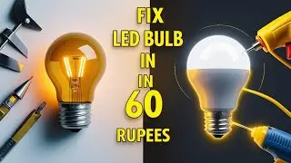 How I Fixed a Burnt LED Bulb in Just 60 Rupees 💡😎