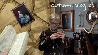 a creative autumn vlog (books, cafes and voice reels) 🍂