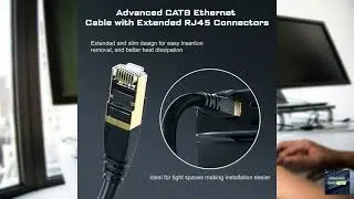 Review - DbillionDa Cat8 Ethernet Cable, Outdoor&Indoor, 6FT Heavy Duty High Speed 26AWG,