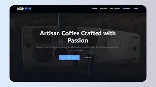 I Built a Developer CoffeeShop– Front-End Website + Source Code! #design #frontend