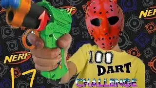 100 dart challenge episode 17 #nerf #adventureforce #challenge #darts #blaster #nerfdarts #nerfmod