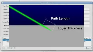 Profex Tips and Tricks: Calculating Absorption Coefficients and Penetration Depth
