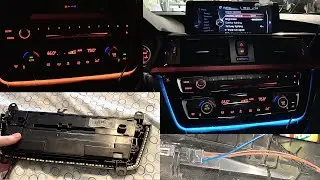Модернизация и установка светодиодной магнитолы BMW F30 LCI