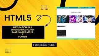 How to Inseret IMAGE,AUDIO,VIDEO And how to add FOOTER ( Web Development )  #html5 #htmlimage #audio