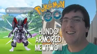 100% IV ARMORED MEWTWO ENCOUNTER IN POKEMON GO + REVIEW & THOUGHTS ABOUT ARMORED MEWTWO!!!