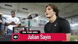 Ohio State's Julian Sayin on transferring from Alabama, competing in the quarterback battle