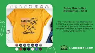 Turkey Saurus Rex Thanksgiving T-Shirt