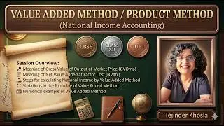 Value Added Method or Product Method for Measurement of National Income - GVOmp, NVAfc and NFIA