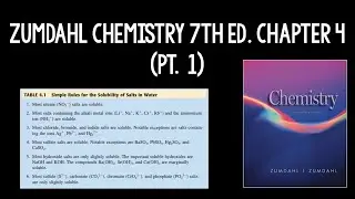 Zumdahl Chemistry 7th ed. Chapter 4 (Pt. 1)