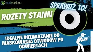 Rozeta STANN, maskownica otworu o rozmiarze 50-55mm