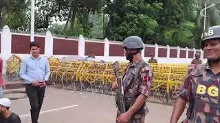 বঙ্গভবন ঘিরে রেখেছে সেনাবাহিনী-বিজিবি এবং পুলিশ || Dhaka | Bangabhaban | Comilllar kagoj