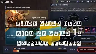 My First Guild Rush|Guild 1Z|Epic Sountracks|Great Rewards|Black Desert Mobile