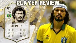 SENSATIONAL CAM! 🤤 91 PRIME ICON SOCRATES PLAYER REVIEW! FIFA 22 ULTIMATE TEAM